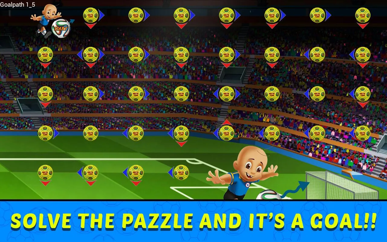 Mighty Raju Football Puzzle | Indus Appstore | Screenshot