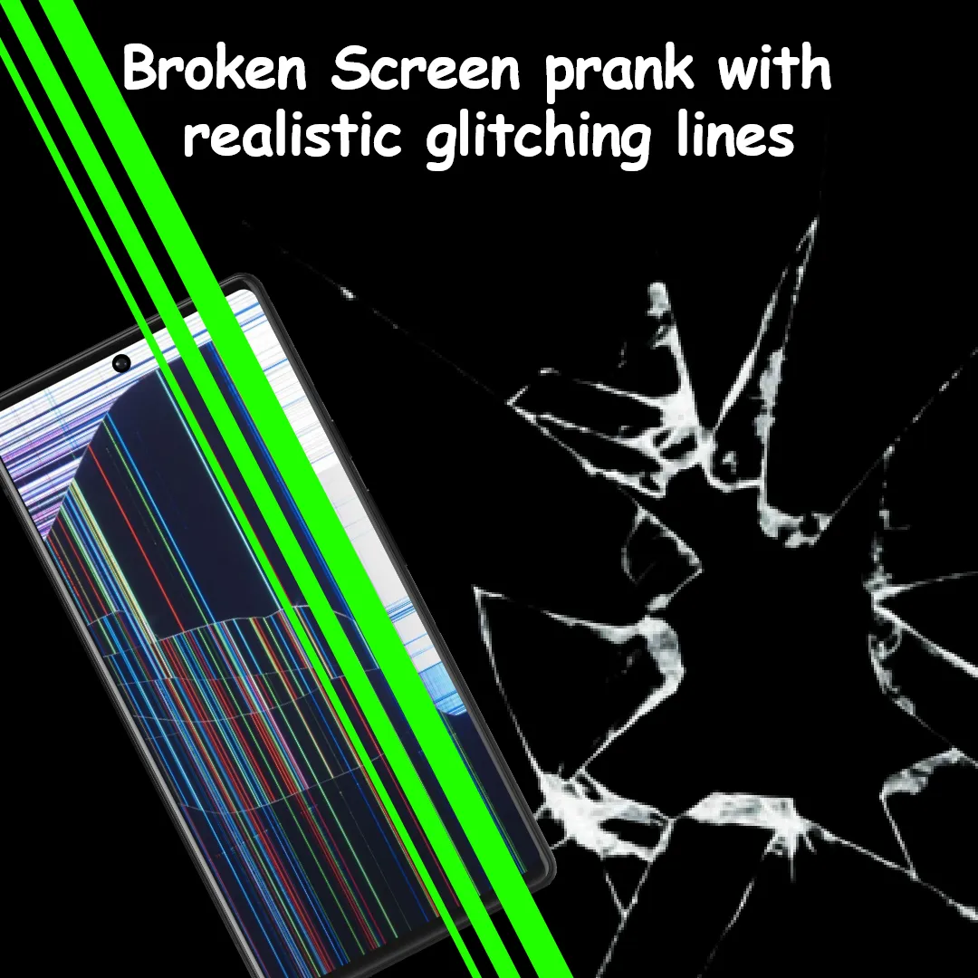 Screen prank: broken lcd joke | Indus Appstore | Screenshot