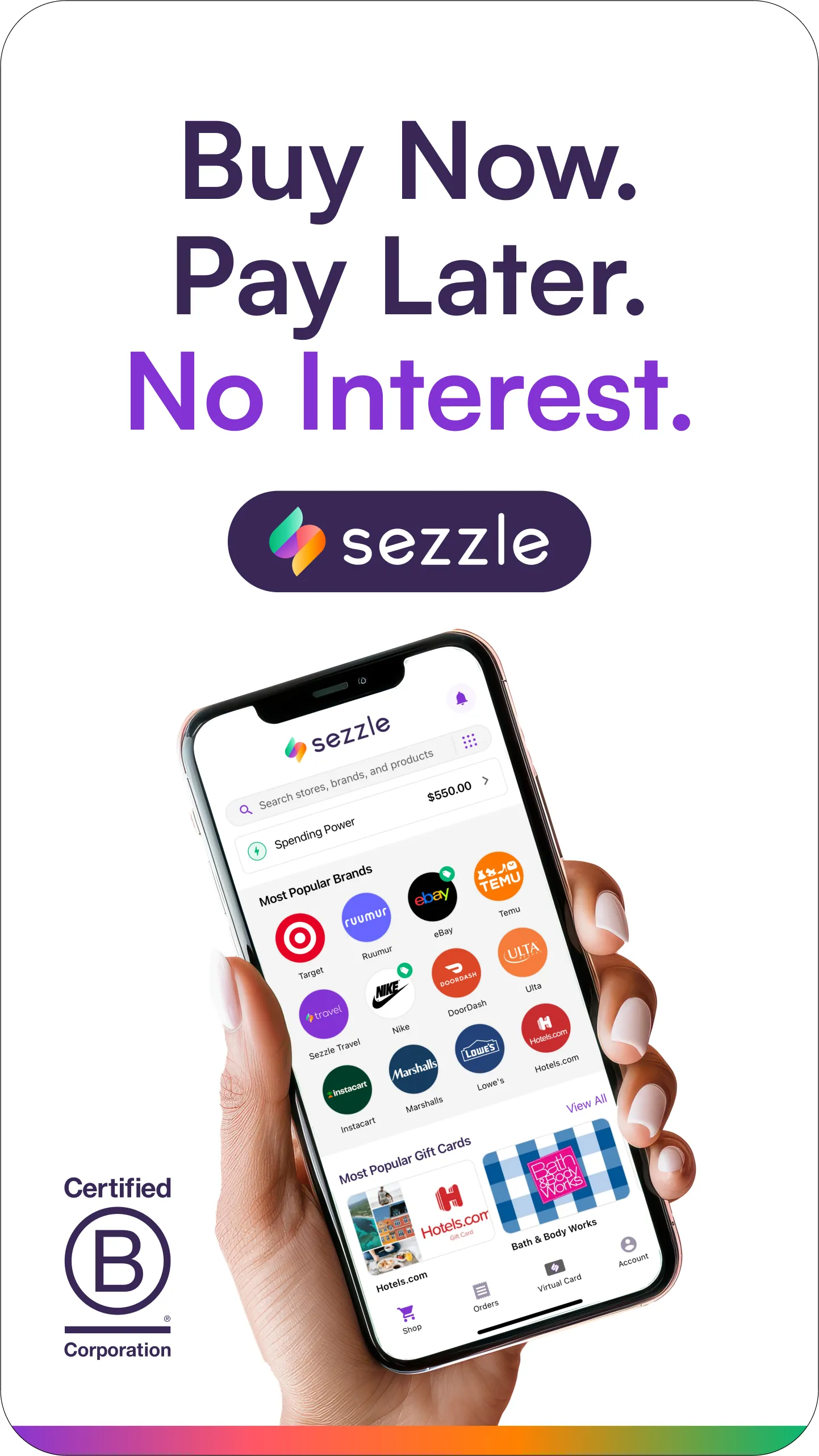 Sezzle - Buy Now, Pay Later | Indus Appstore | Screenshot