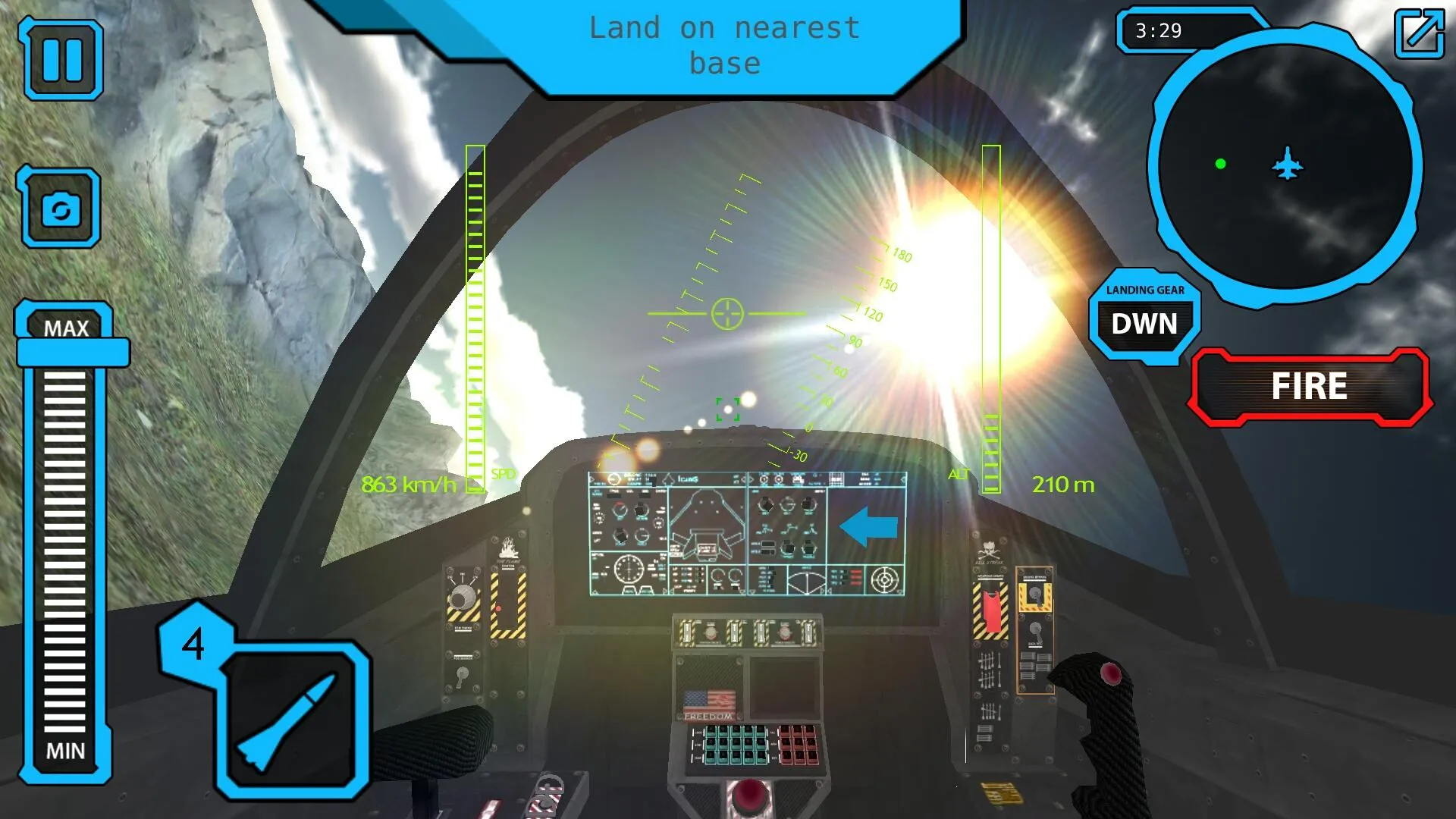 F18 Jet Fighter Simulator 3D | Indus Appstore | Screenshot