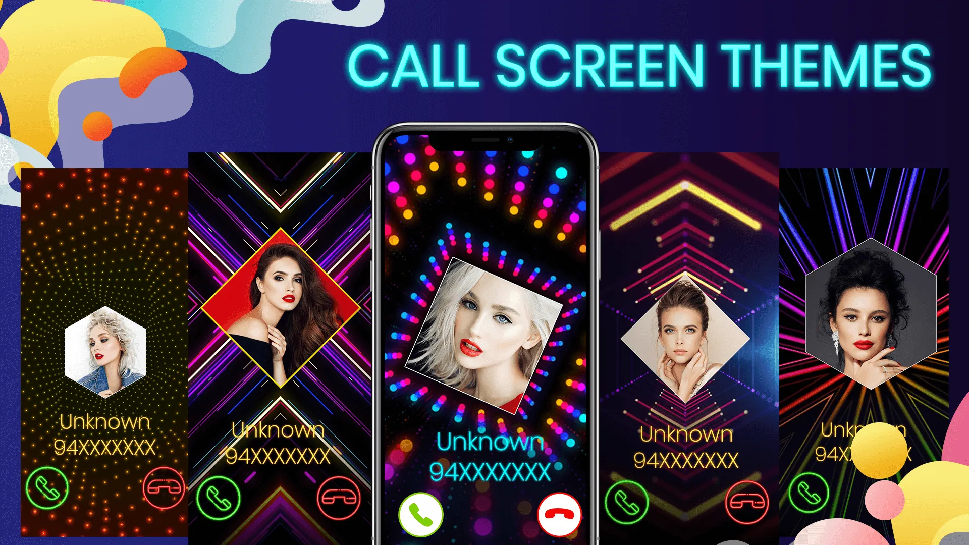 Color Caller Screen, Phone Cal | Indus Appstore | Screenshot