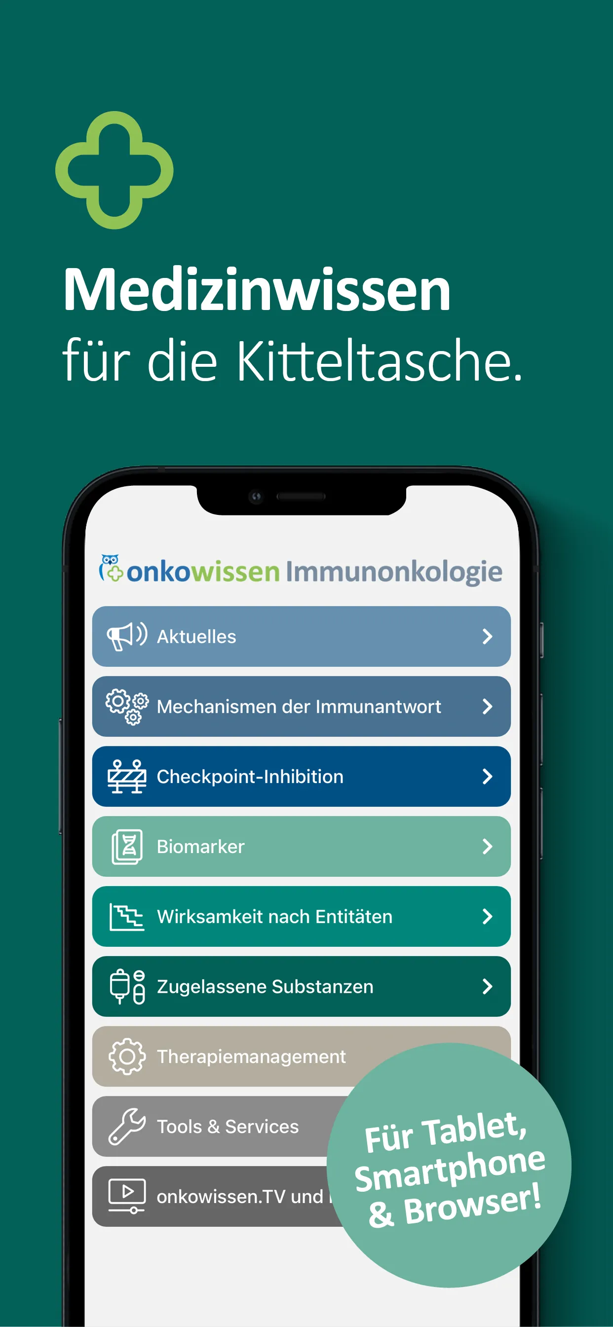 Immunonkologie onkowissen | Indus Appstore | Screenshot