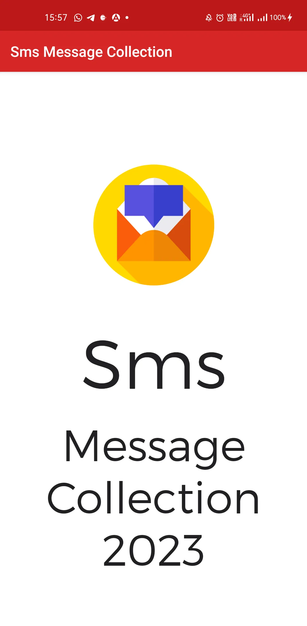 SMS Message Collection 50000 | Indus Appstore | Screenshot