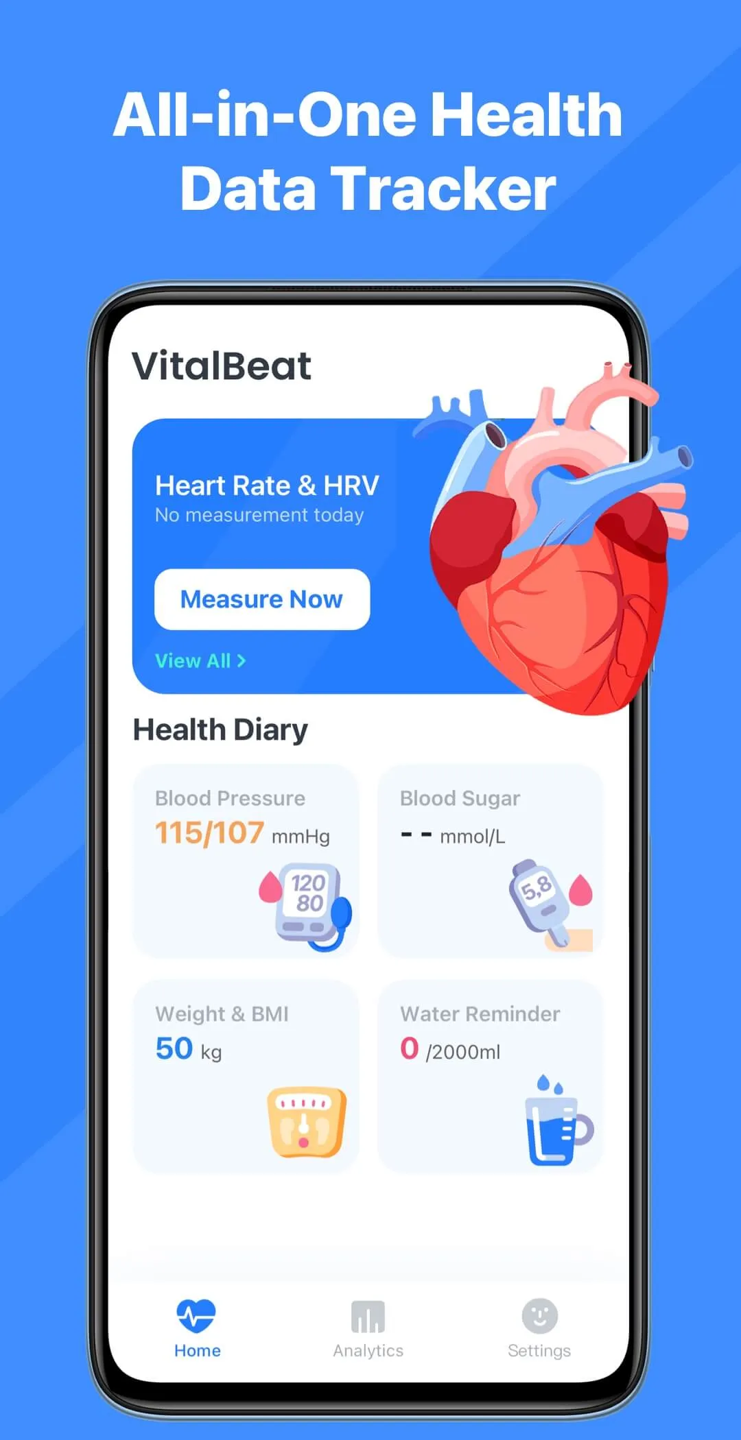 VitalBeat : Heart Rate Monitor | Indus Appstore | Screenshot