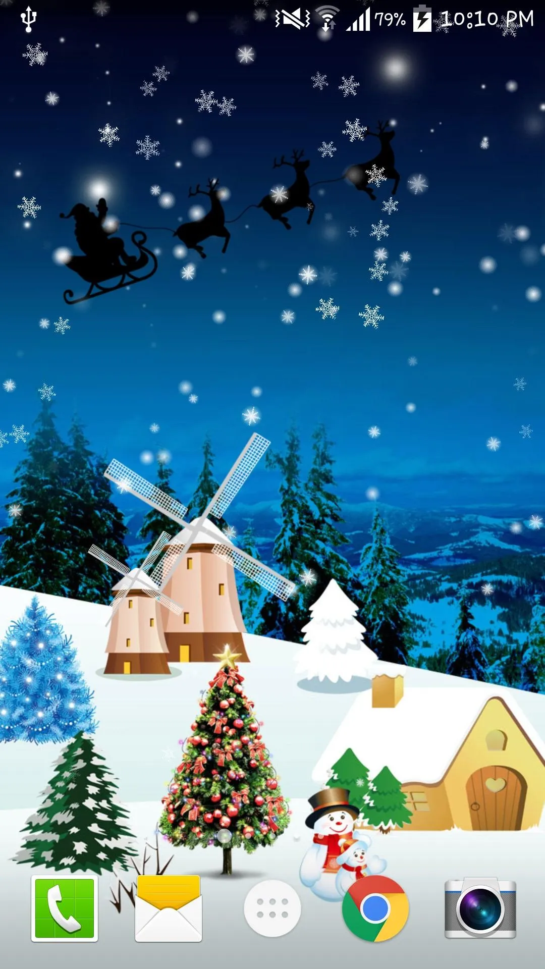 Christmas Live Wallpaper Pro | Indus Appstore | Screenshot