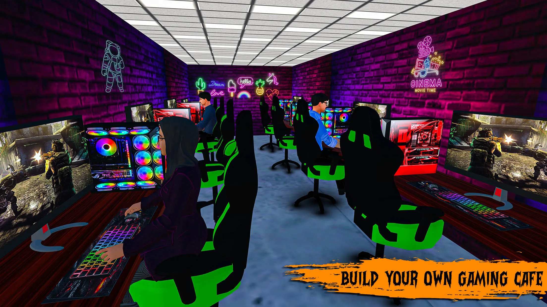 Internet Cyber Cafe Simulator | Indus Appstore | Screenshot