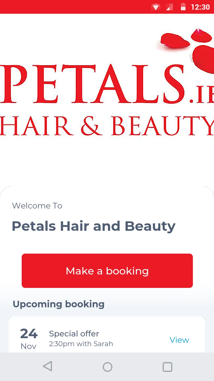 Petals Hair and Beauty | Indus Appstore | Screenshot