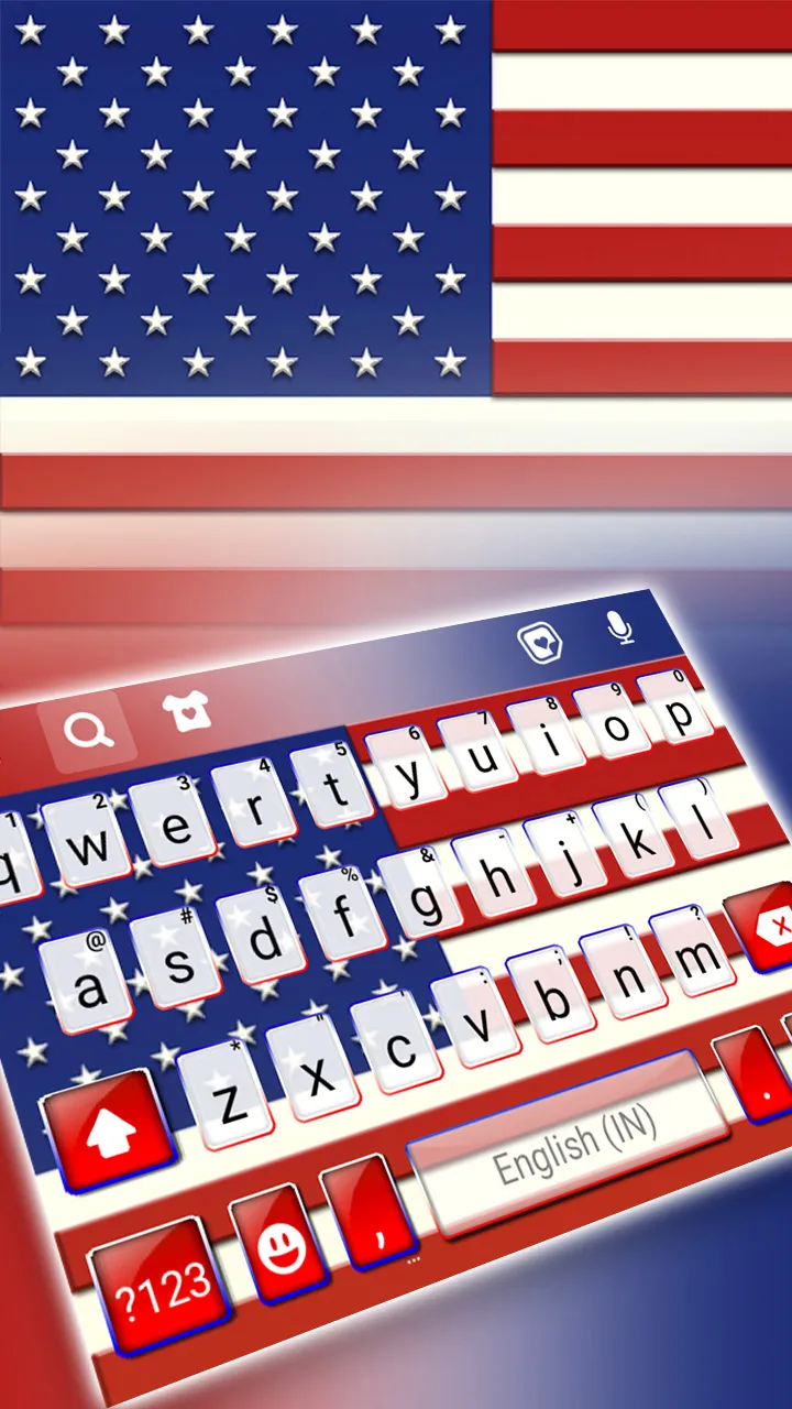 American Flag Keyboard Backgro | Indus Appstore | Screenshot