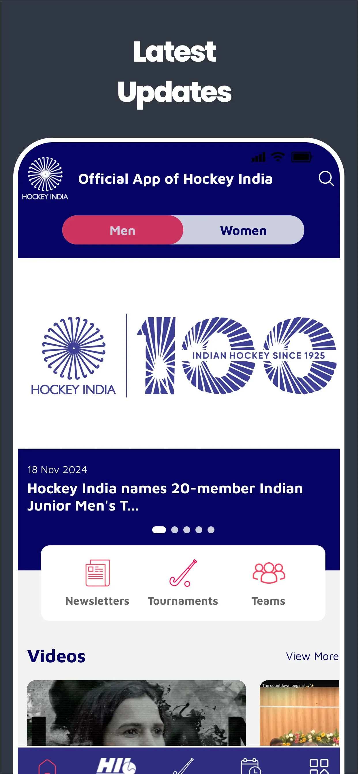Hockey India | Indus Appstore | Screenshot