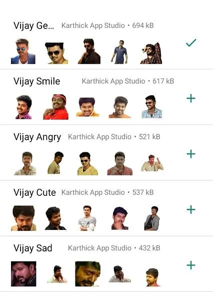 Thalapathy Vijay Stickers | Indus Appstore | Screenshot