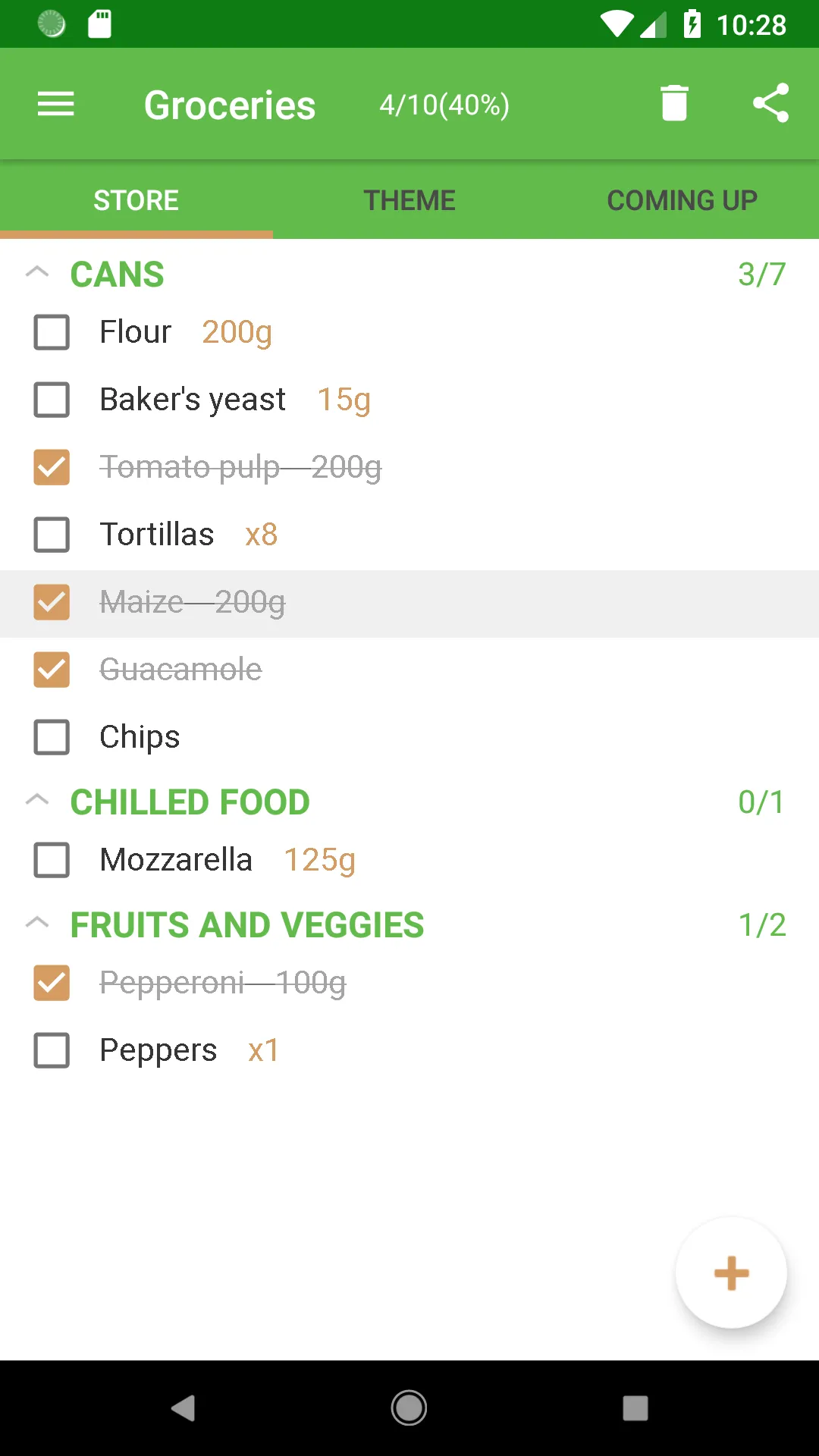 EasyList - My groceries list | Indus Appstore | Screenshot