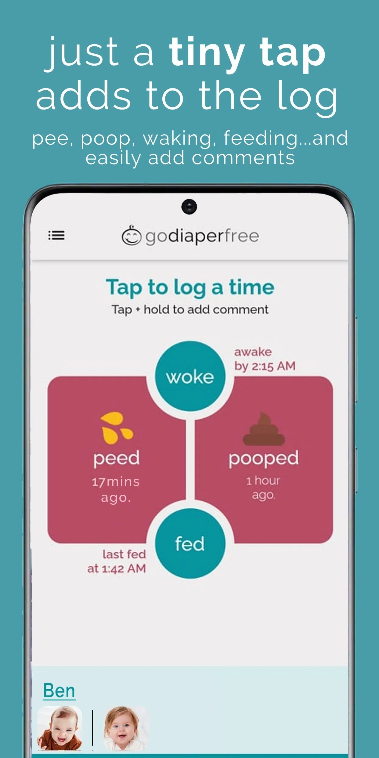 The Log: Potty Training + EC | Indus Appstore | Screenshot