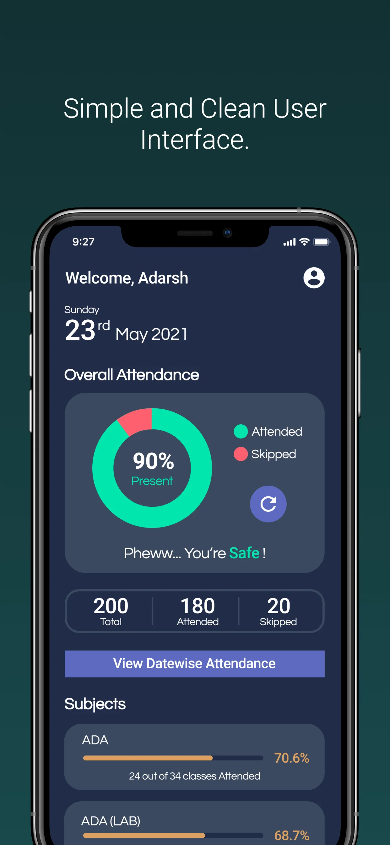 LNCT Attendance | Indus Appstore | Screenshot