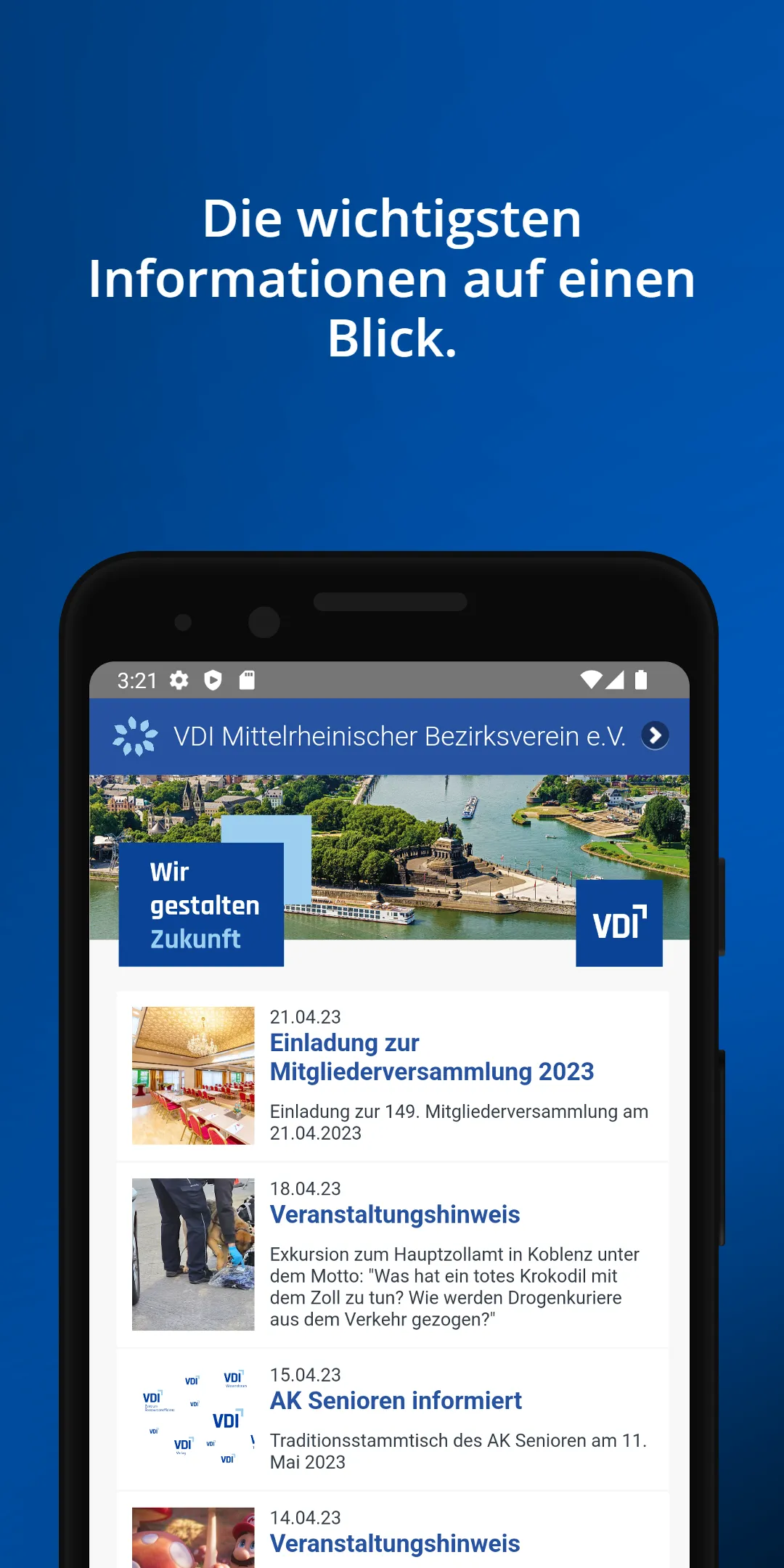 VDI Mittelrh. Bezirksverein eV | Indus Appstore | Screenshot