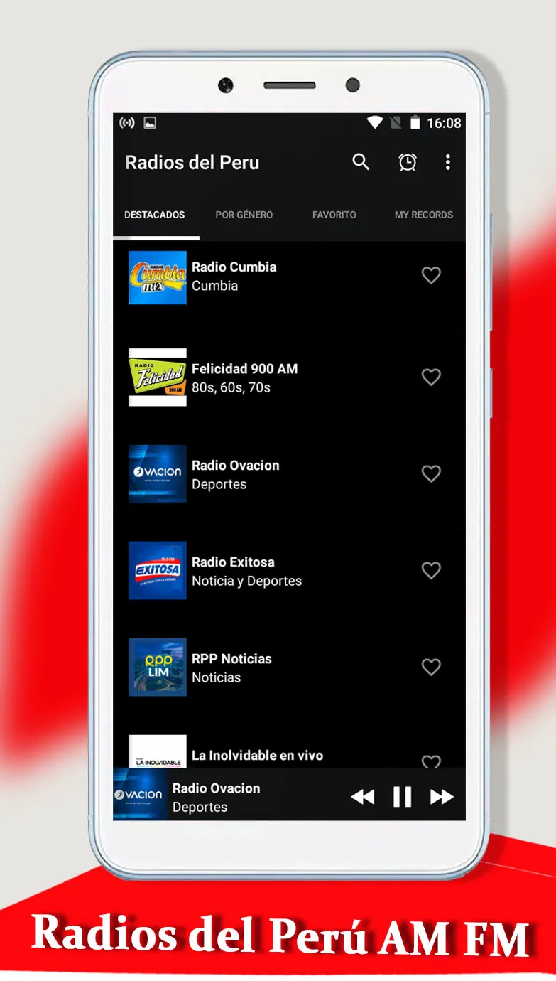 Radios del Peru AM FM | Indus Appstore | Screenshot