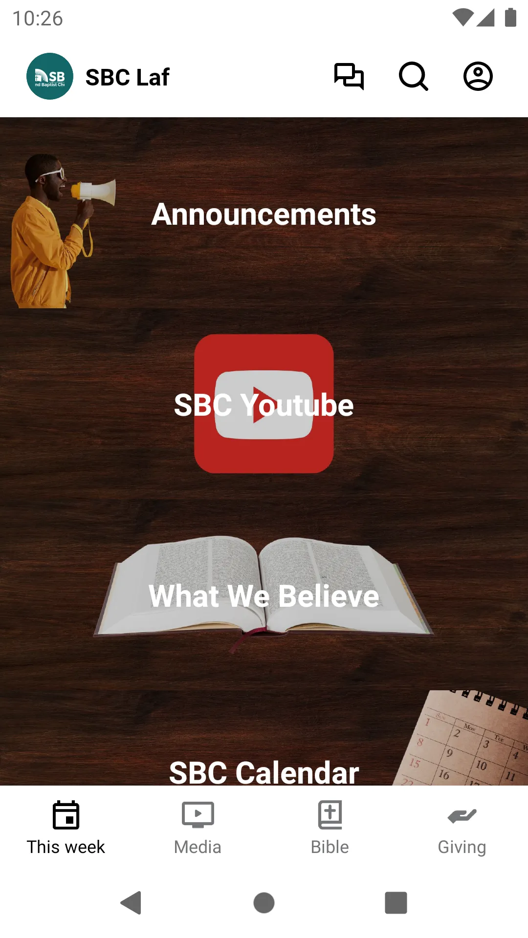 SBC Second Baptist Church | Indus Appstore | Screenshot