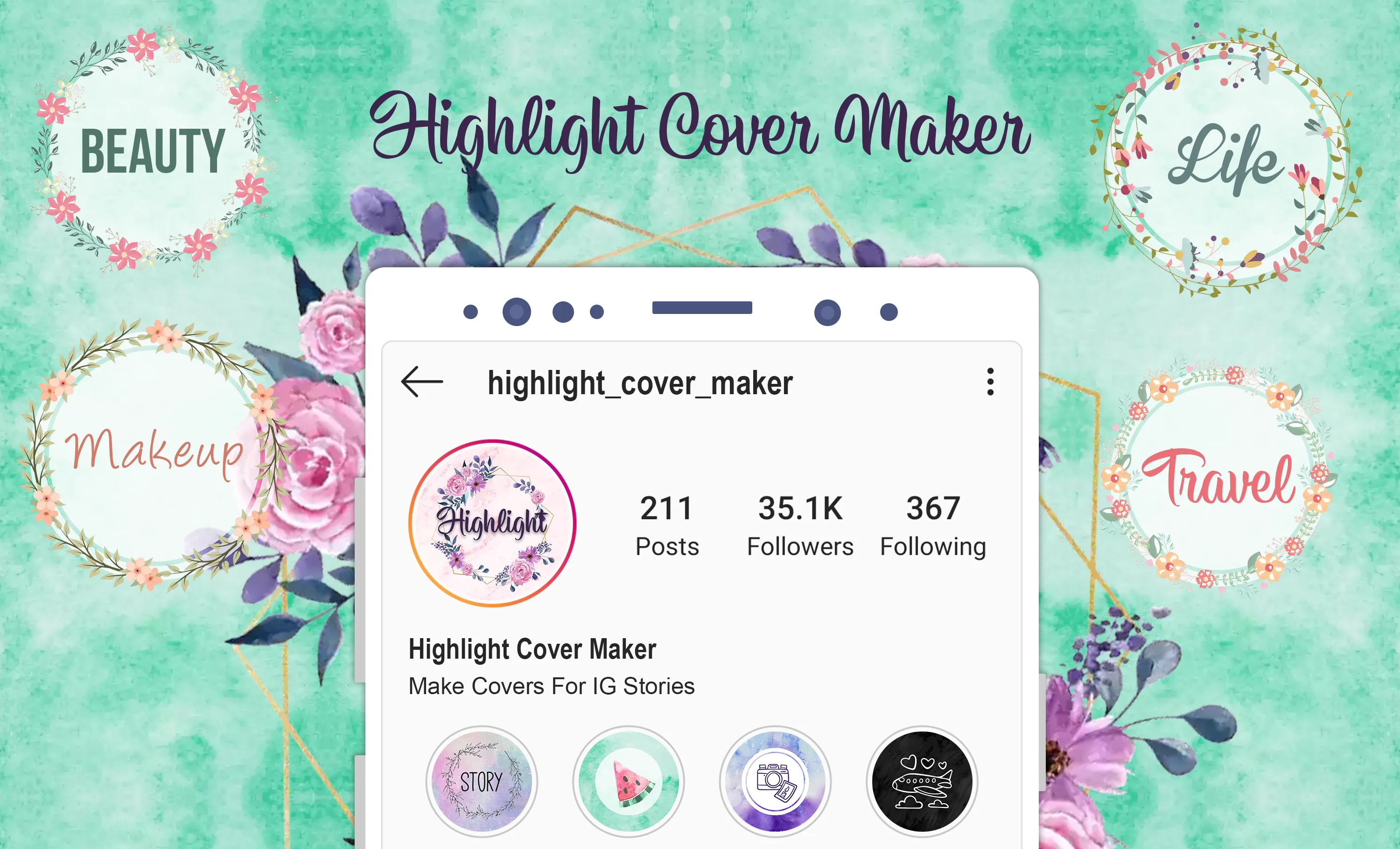 Highlight Cover Maker of Story | Indus Appstore | Screenshot