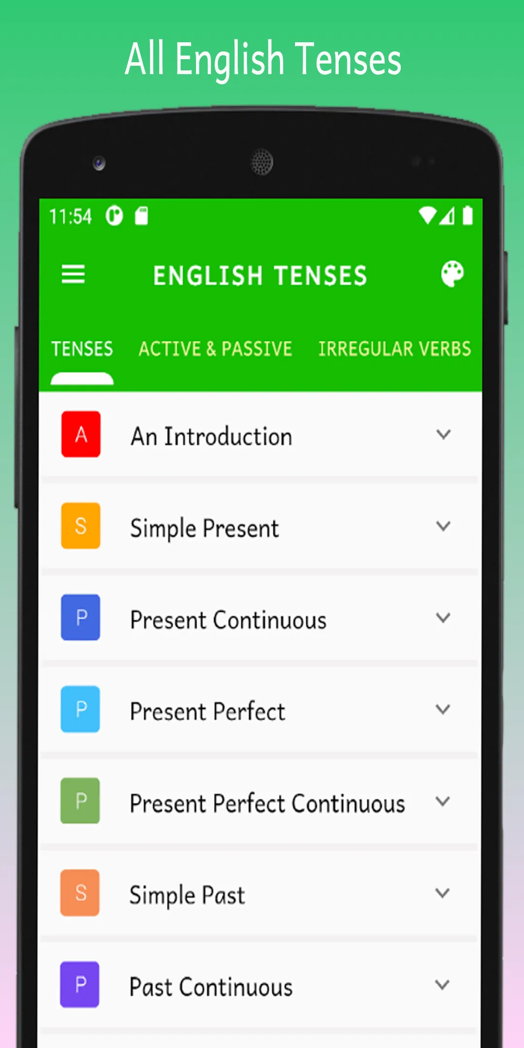 All English Tenses | Indus Appstore | Screenshot