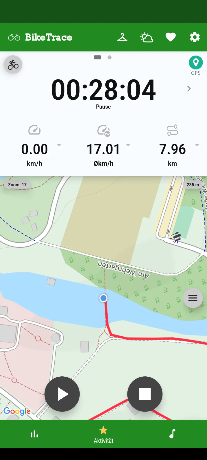 BikeTrace - Cycling Computer | Indus Appstore | Screenshot