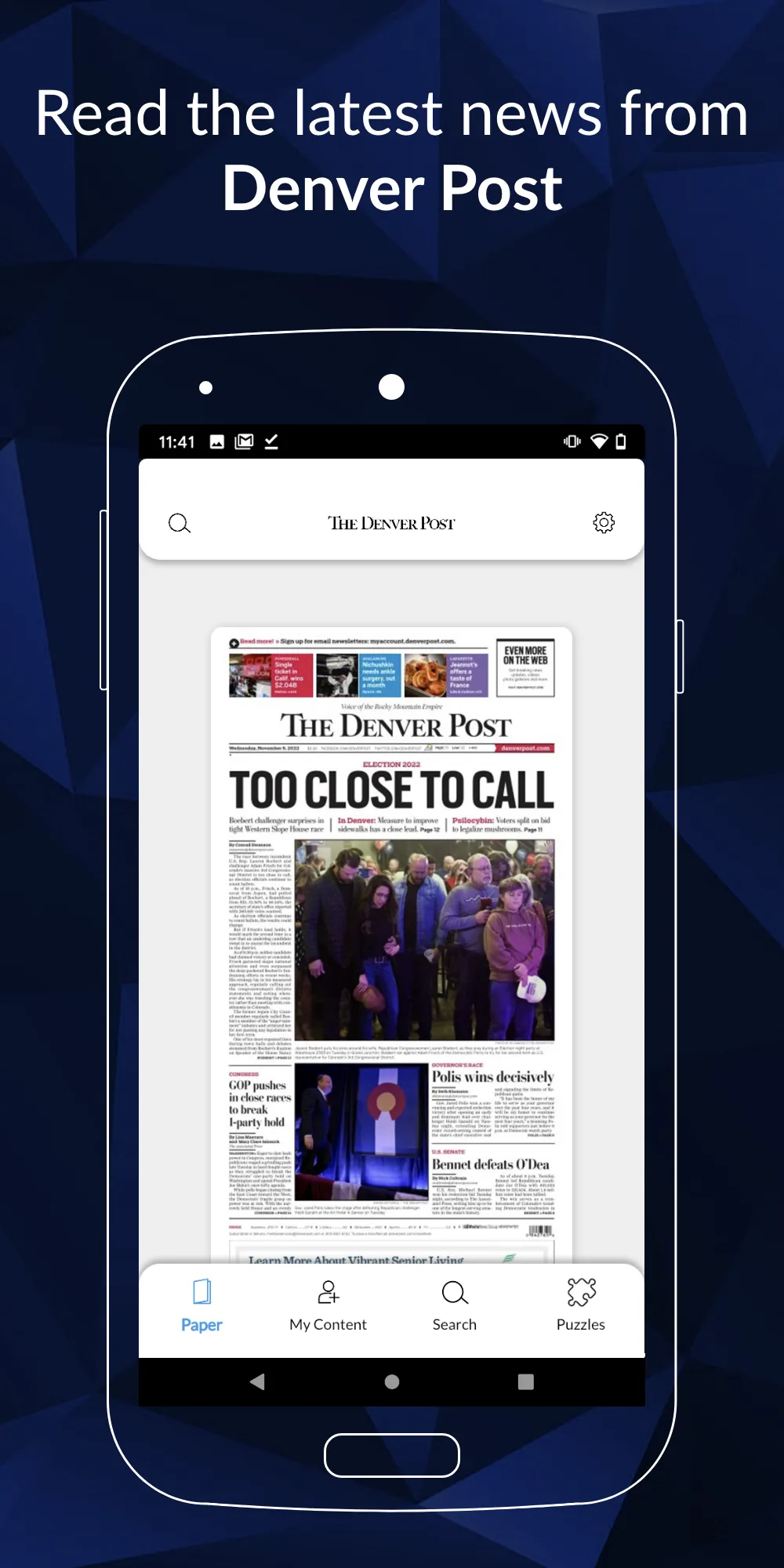 Denver Post Digital e-Edition | Indus Appstore | Screenshot