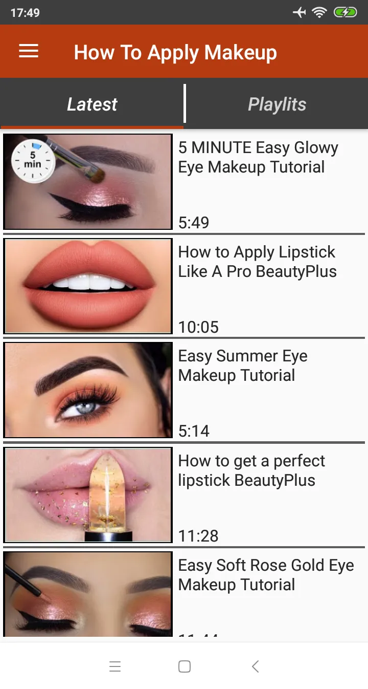 How To Apply Makeup Videos | Indus Appstore | Screenshot