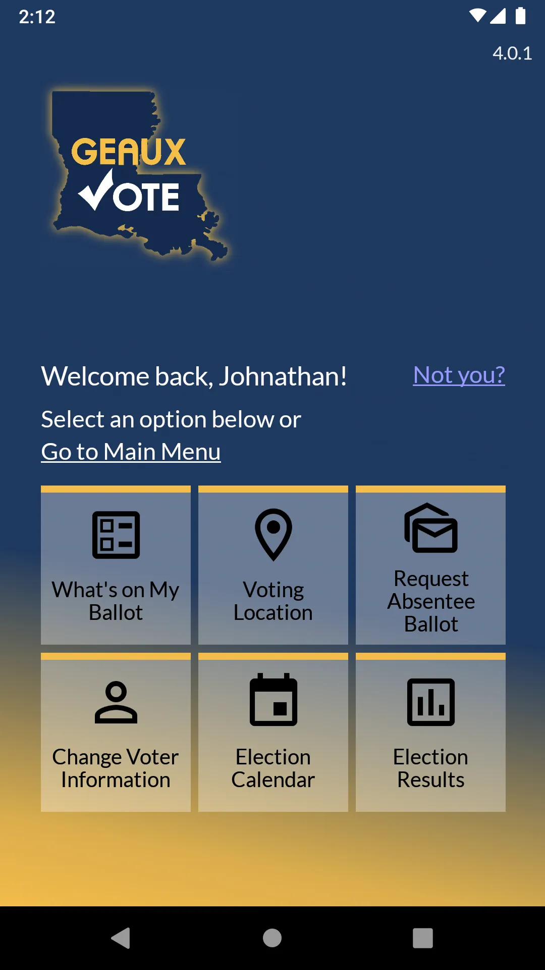 GeauxVote Mobile | Indus Appstore | Screenshot