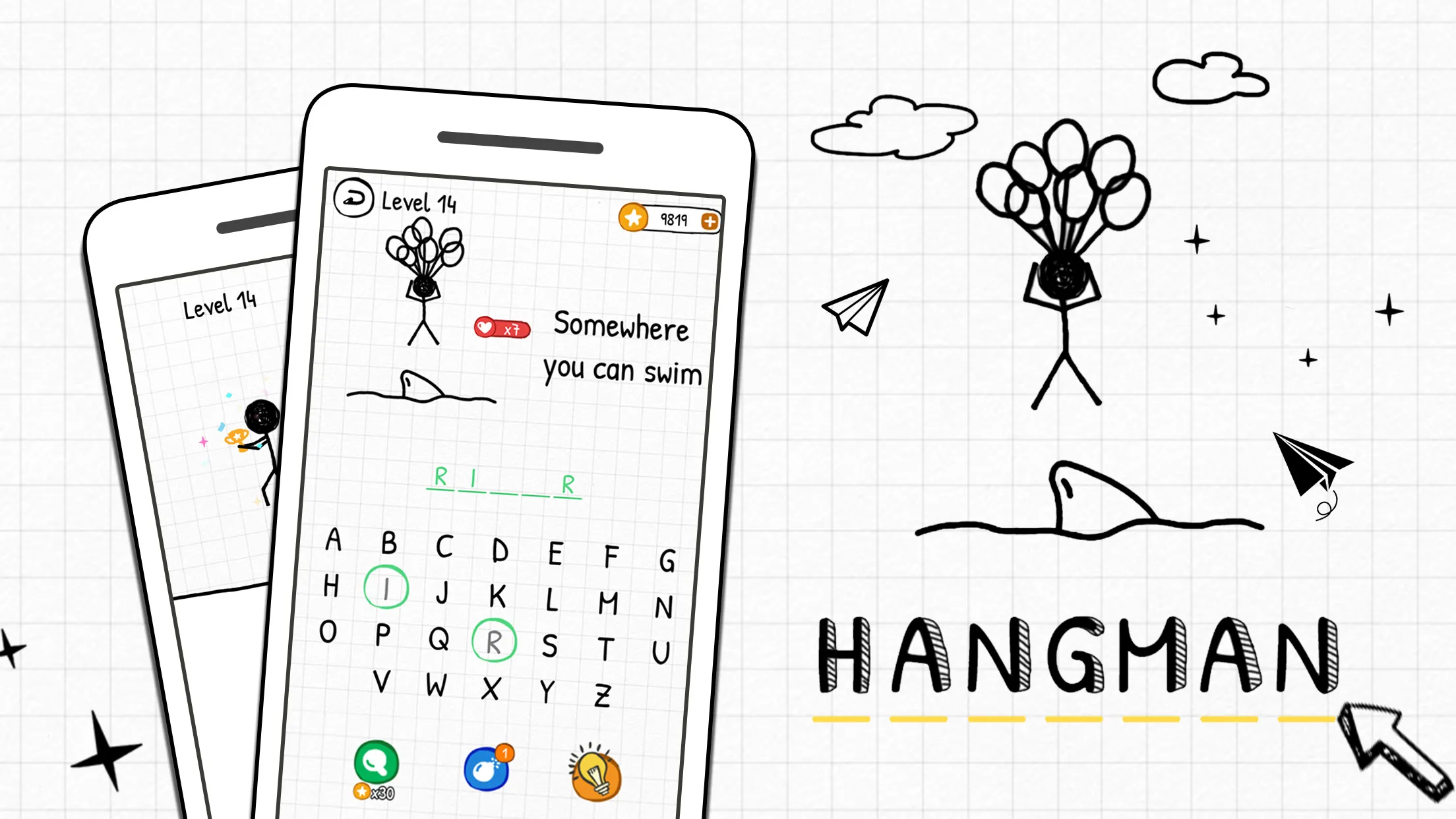 Hangman Words:Two Player Games | Indus Appstore | Screenshot