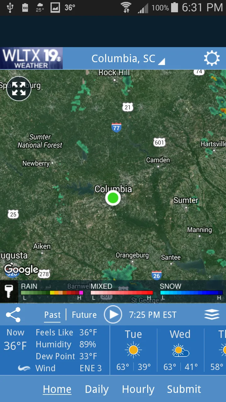 WLTX Weather | Indus Appstore | Screenshot