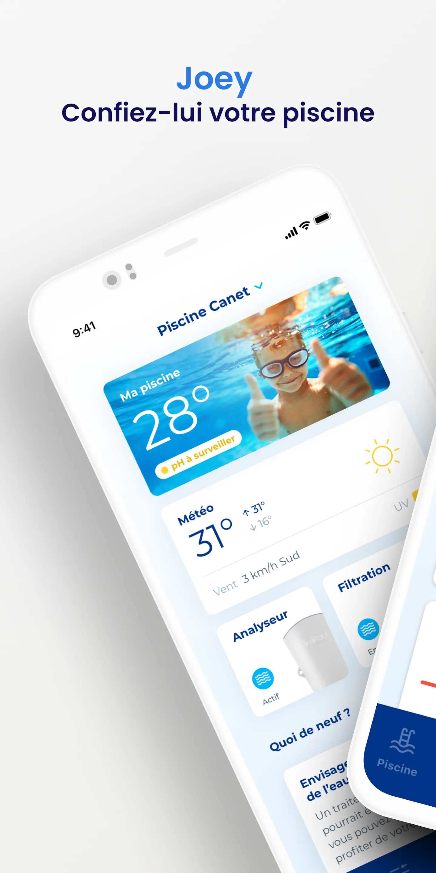 Joey - Piscine Connectée | Indus Appstore | Screenshot