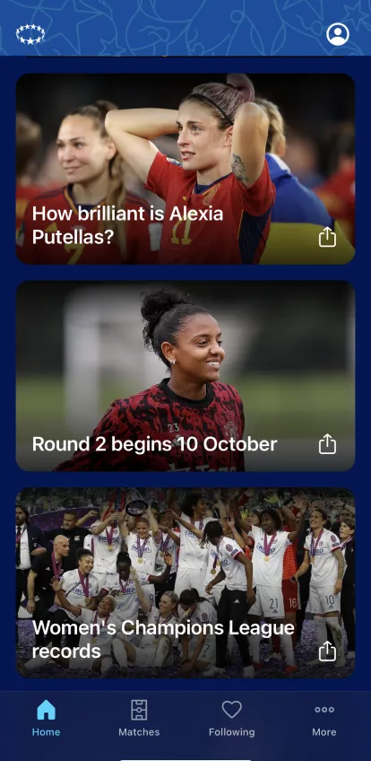 UEFA Women's Champions League | Indus Appstore | Screenshot