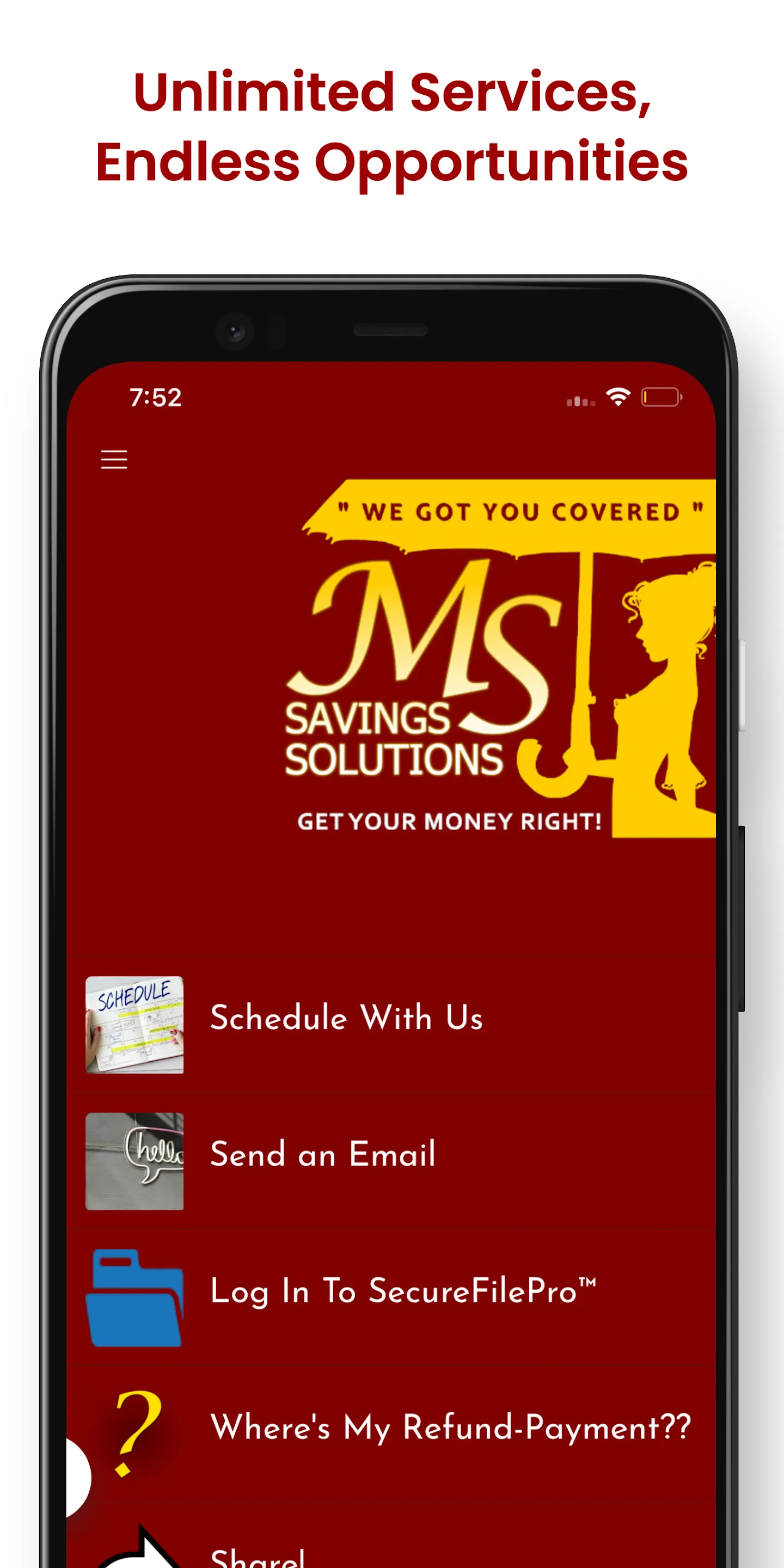 MS.SAVINGS SOLUTIONS | Indus Appstore | Screenshot