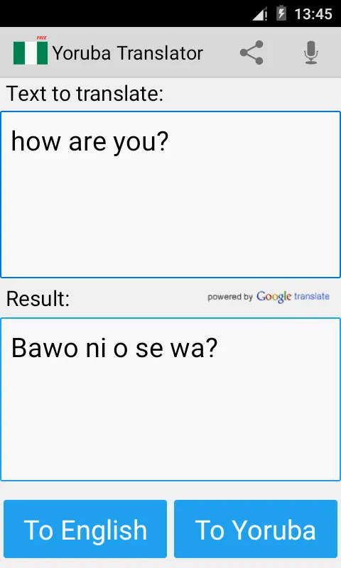 Yoruba English Translator | Indus Appstore | Screenshot