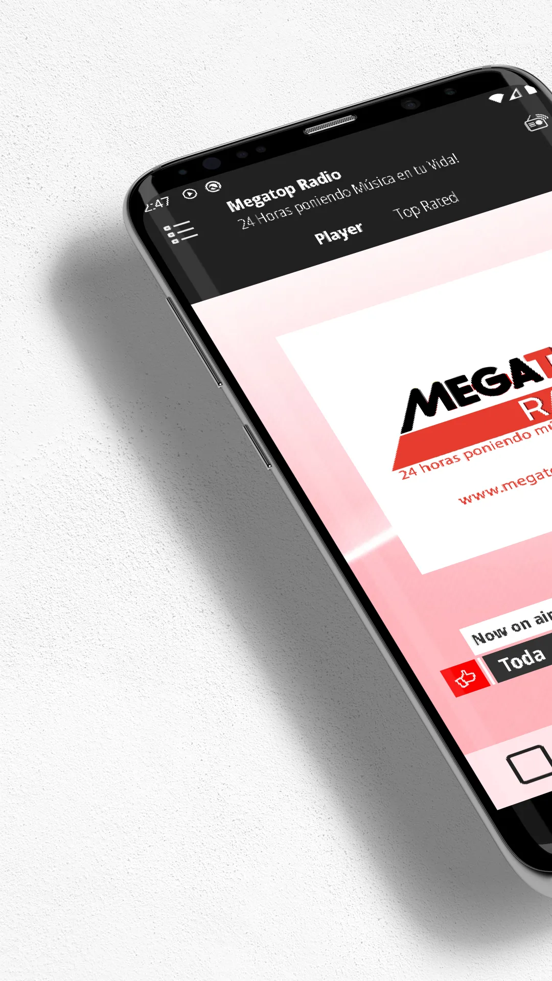 Megatop Radio | Indus Appstore | Screenshot