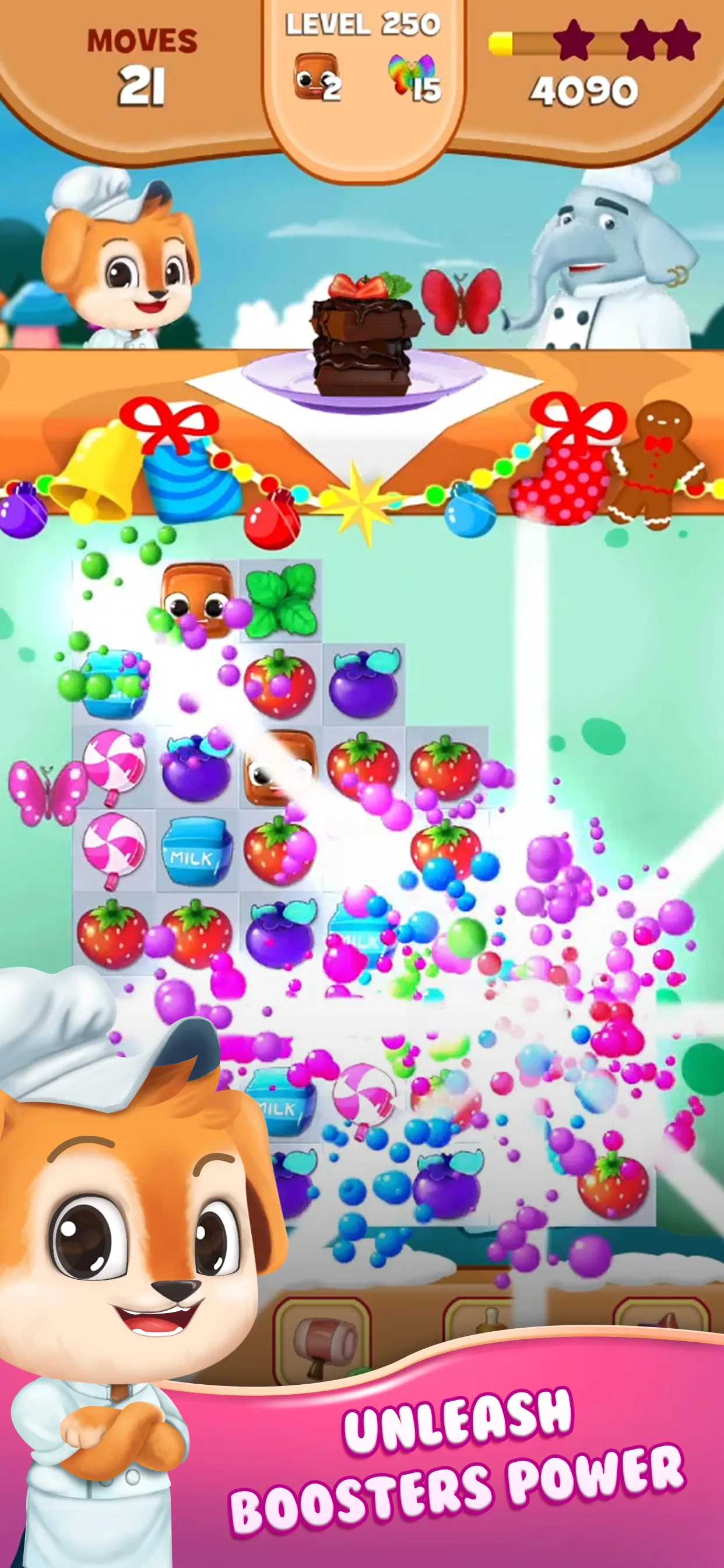 Cake Crush Link Match 3 Puzzle | Indus Appstore | Screenshot