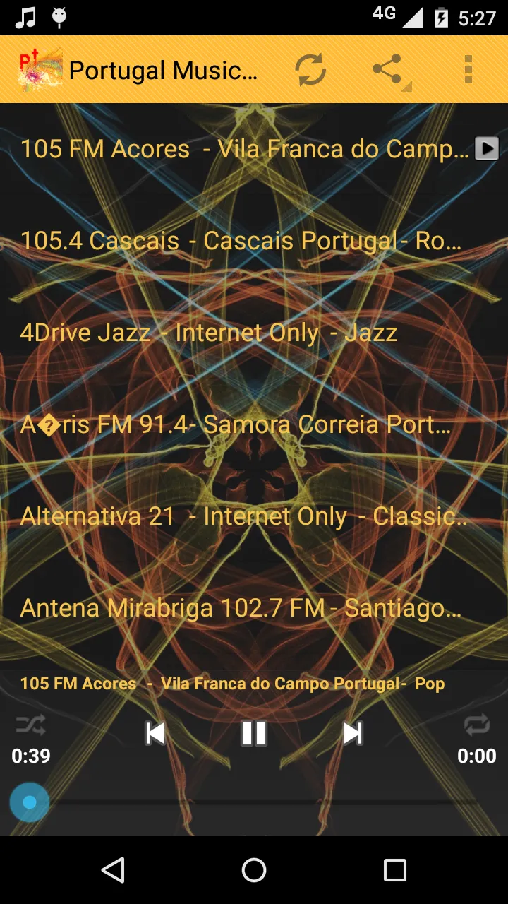 Portugal Music ONLINE | Indus Appstore | Screenshot