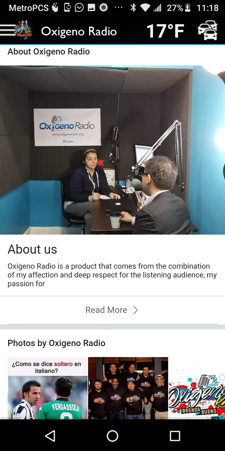 Oxigeno Radio Atlanta | Indus Appstore | Screenshot