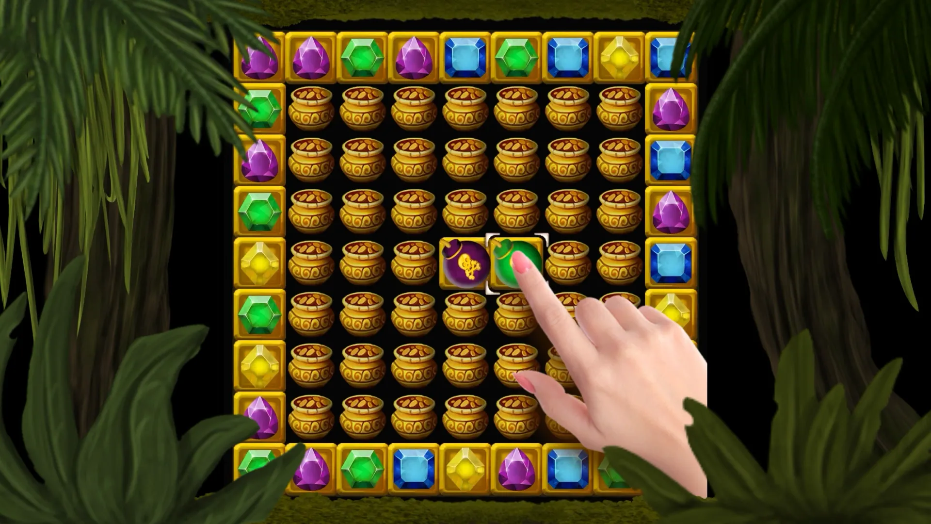 Secret Jungle - Match 3 Jewels | Indus Appstore | Screenshot