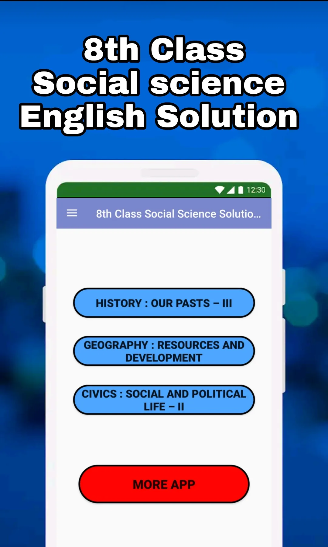 8th Class SST Solution English | Indus Appstore | Screenshot