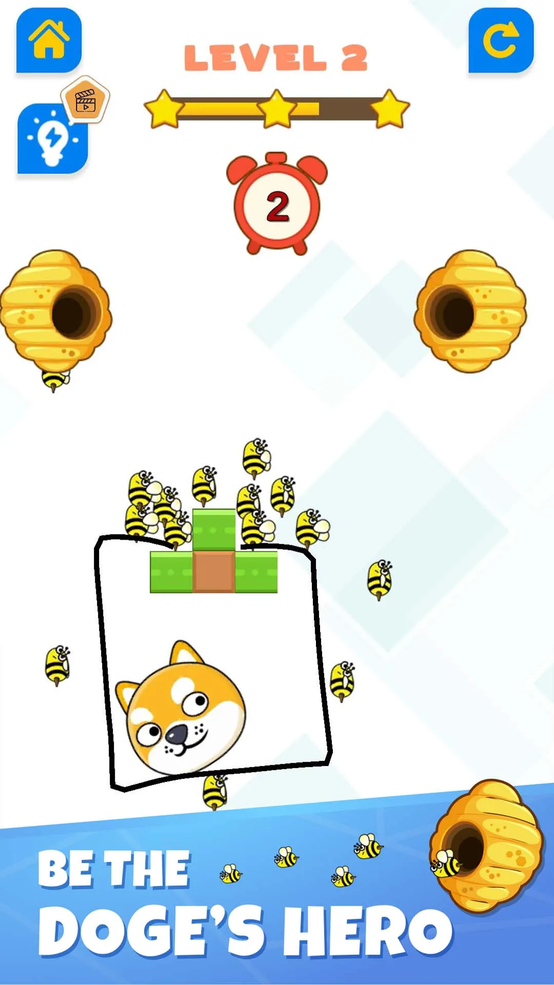 Doge Puzzle: Draw Line To Save | Indus Appstore | Screenshot