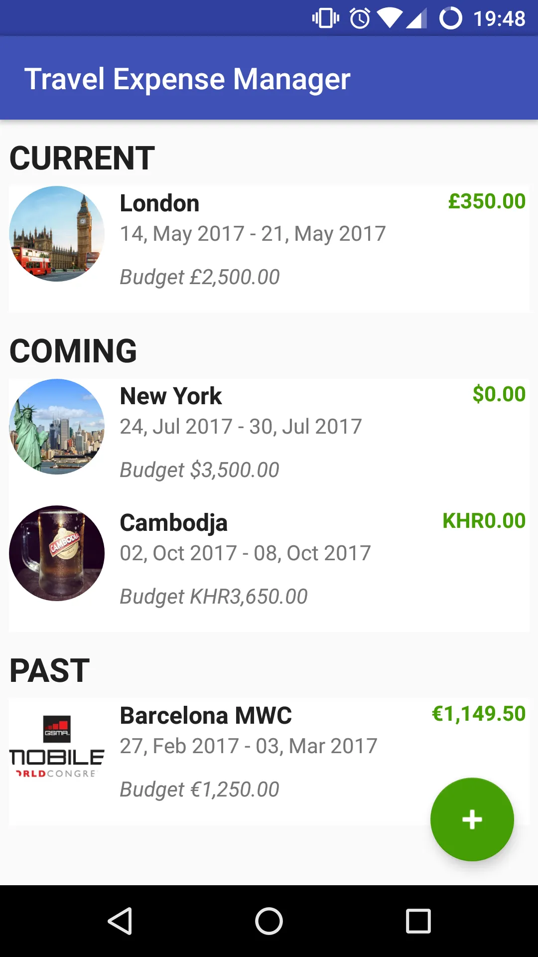 Travel Expense Manager | Indus Appstore | Screenshot