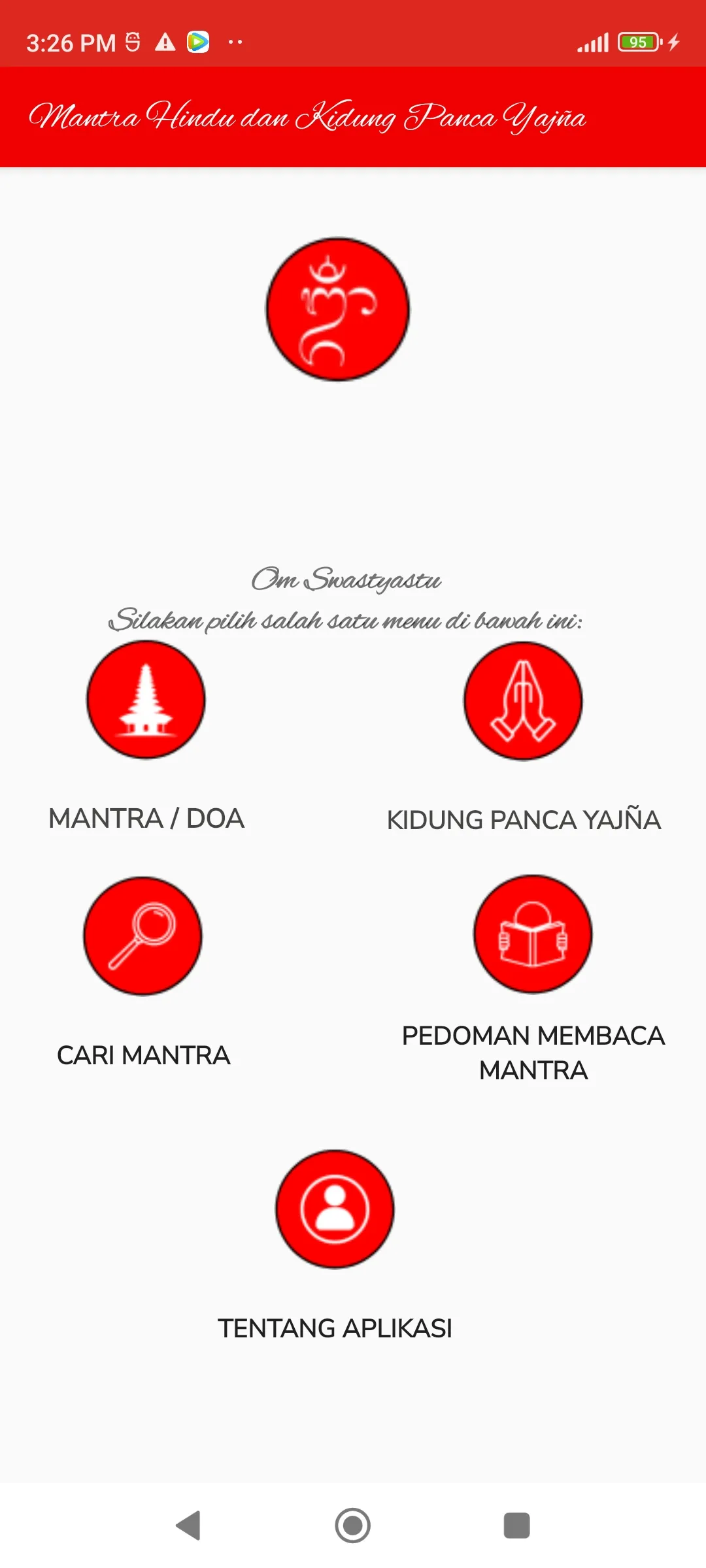 Mantra Hindu & Kidung Yajna | Indus Appstore | Screenshot