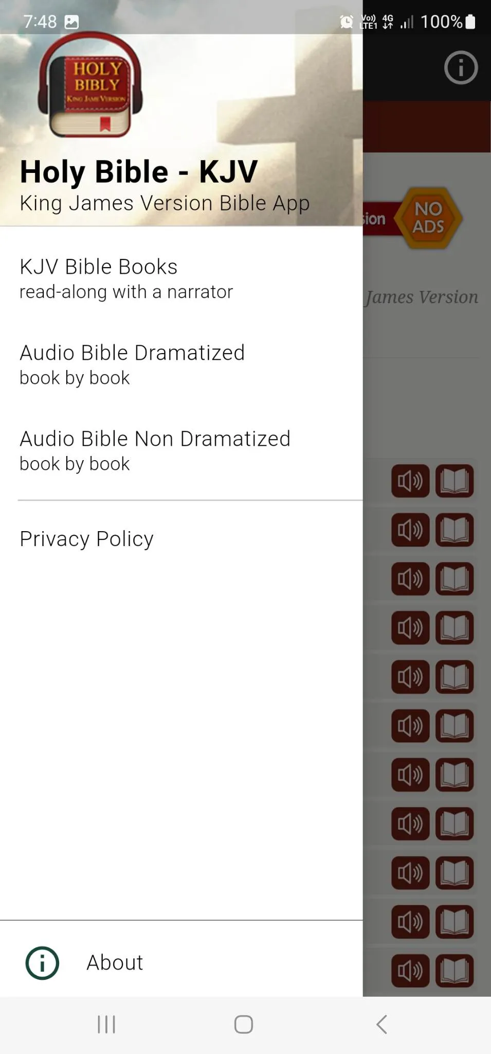 King James Audio - KJV Bible | Indus Appstore | Screenshot