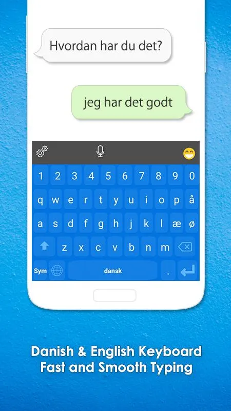 Danish Language Keyboard | Indus Appstore | Screenshot