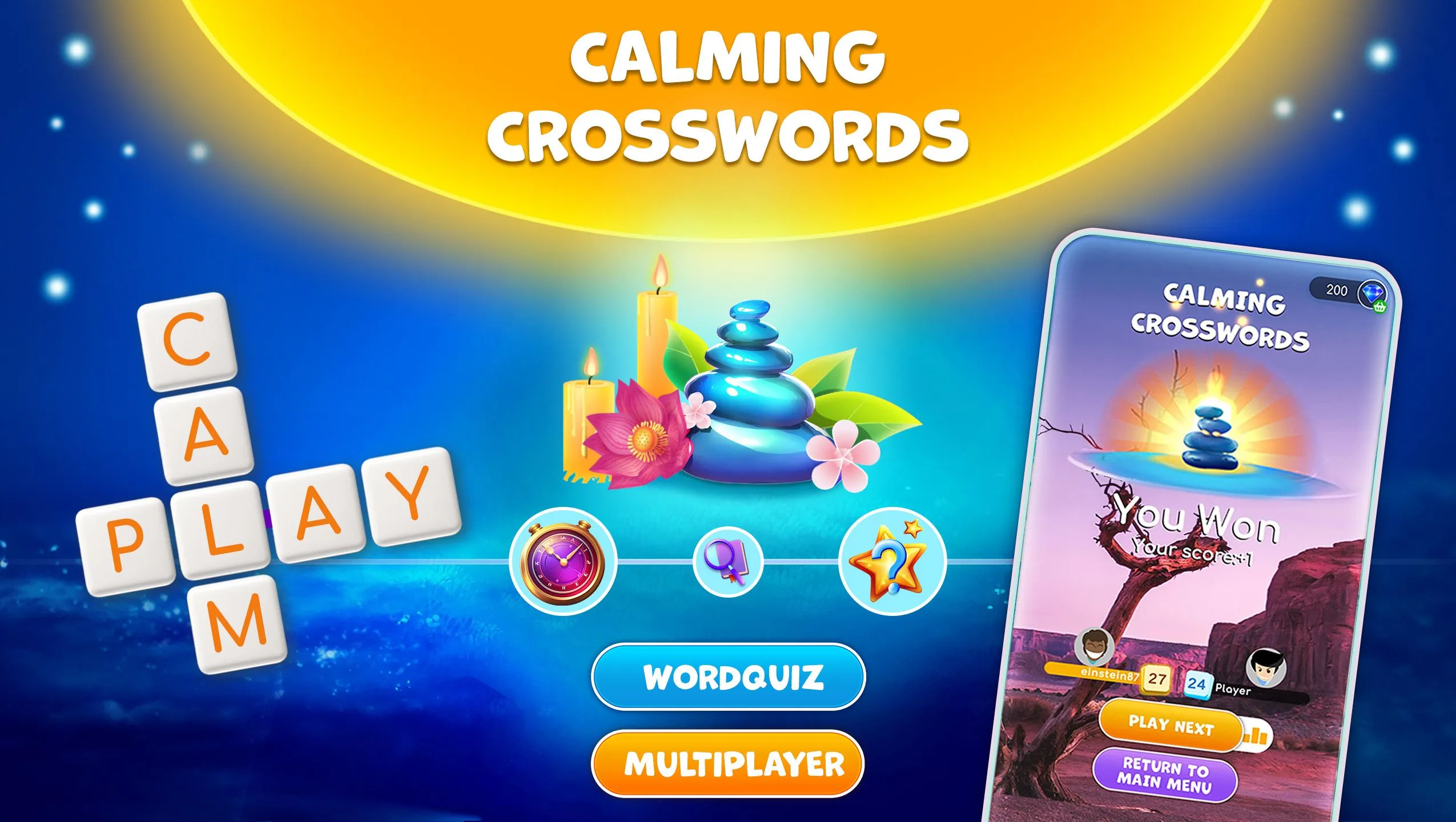 Calming Crosswords Word Puzzle | Indus Appstore | Screenshot