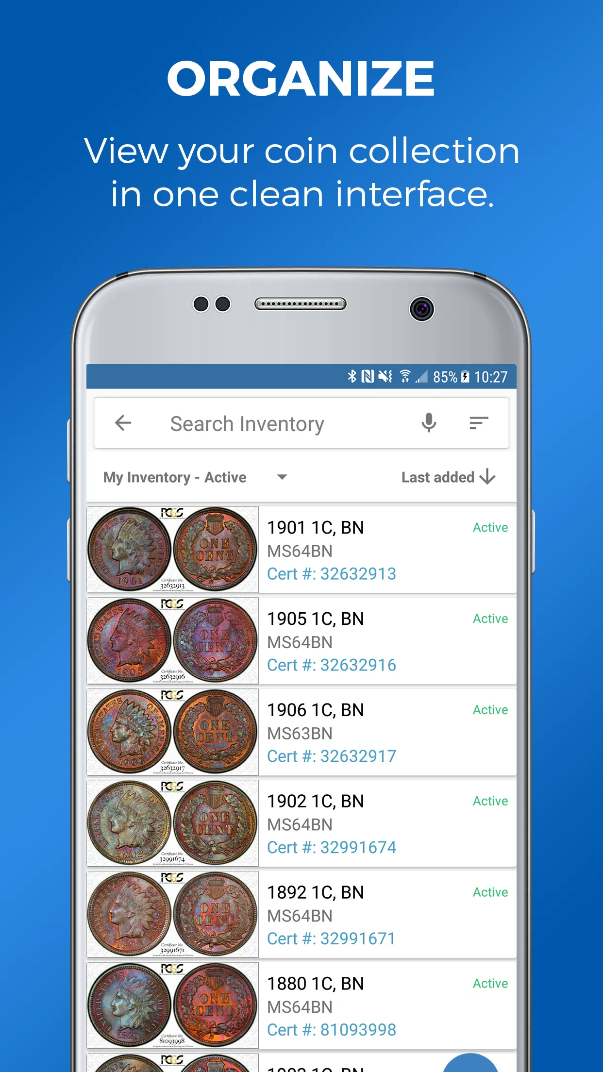 PCGS Set Registry | Indus Appstore | Screenshot