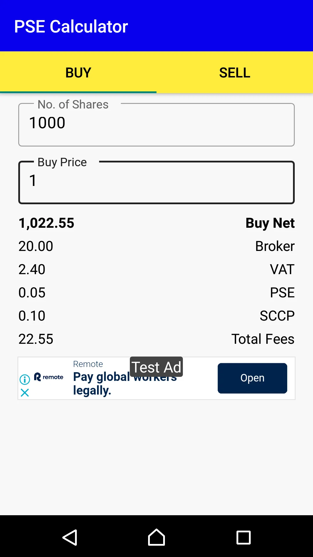 Quick PSE Calculator | Indus Appstore | Screenshot