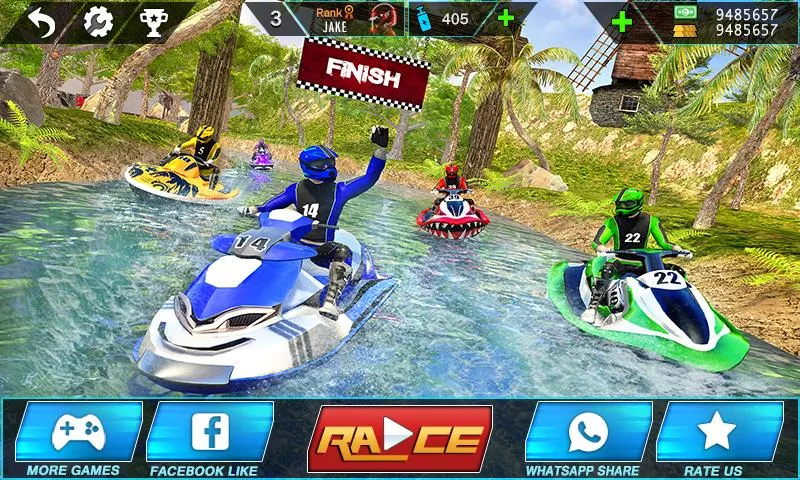 Water Jet Ski Boat Racing 3D | Indus Appstore | Screenshot