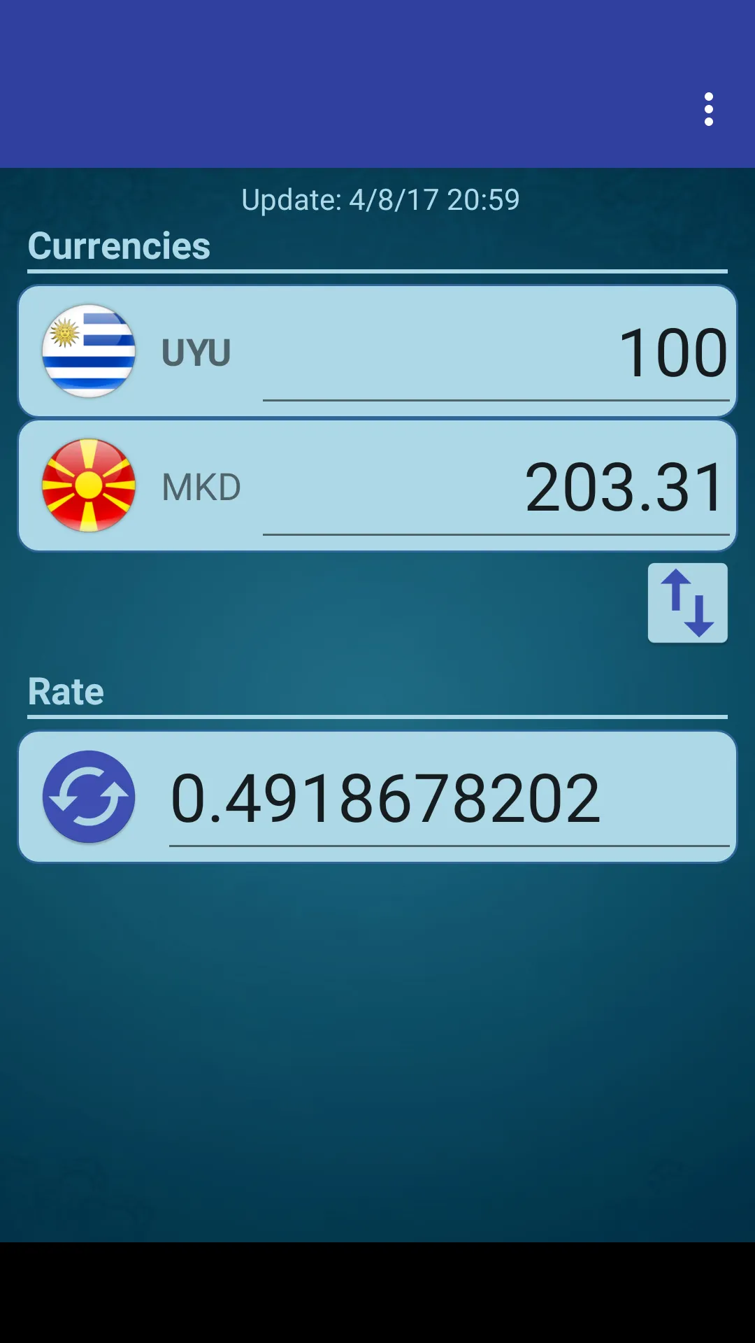 UYU Peso x Macedonian Denar | Indus Appstore | Screenshot