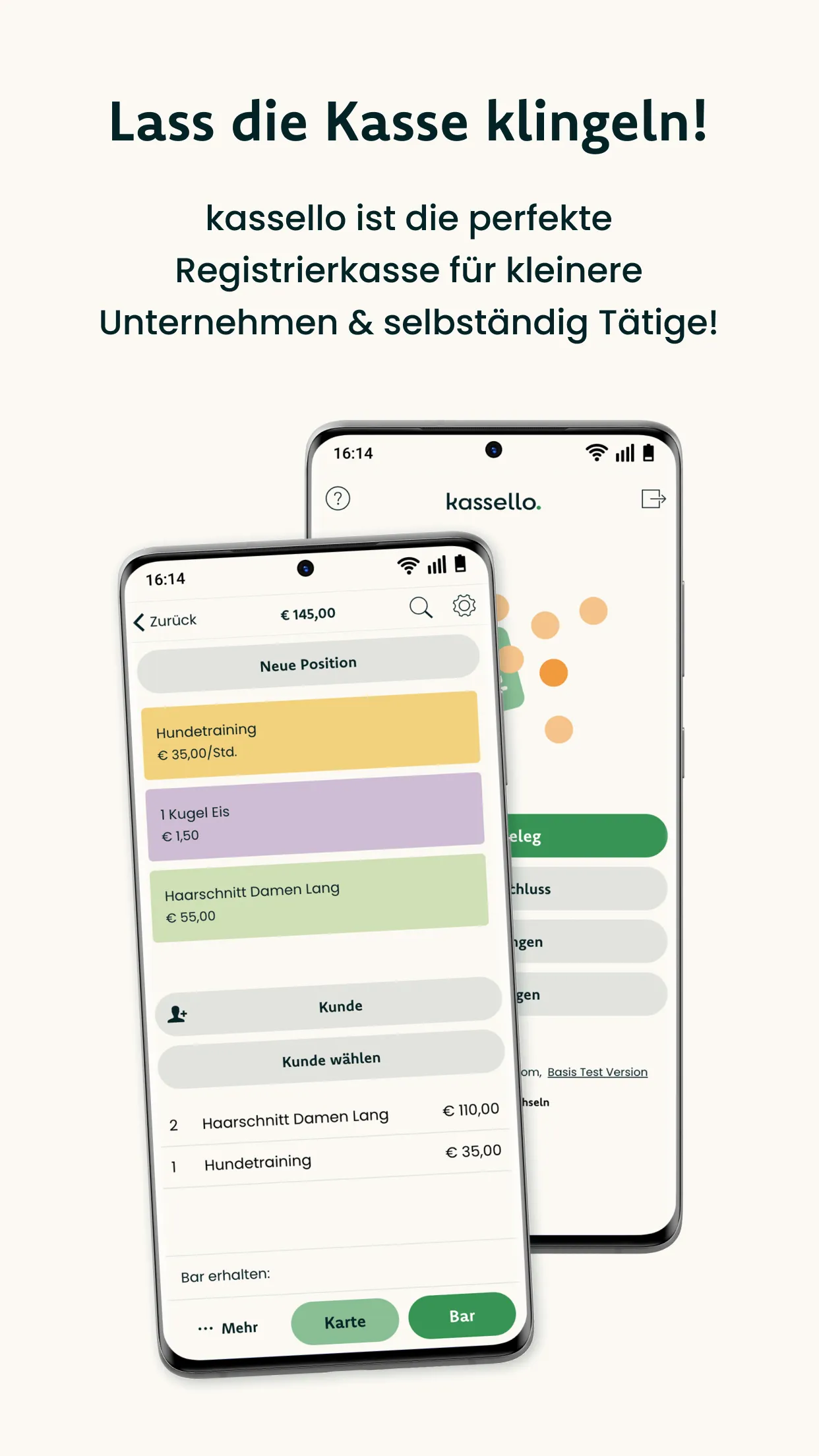 kassello Registrierkasse | Indus Appstore | Screenshot