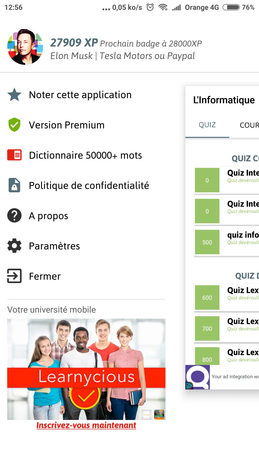 Apprendre: Informatique & Dev | Indus Appstore | Screenshot